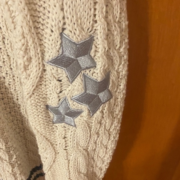 Taylor Swift Cream Folklore Cardigan with Star Details - Picture 7 of 16